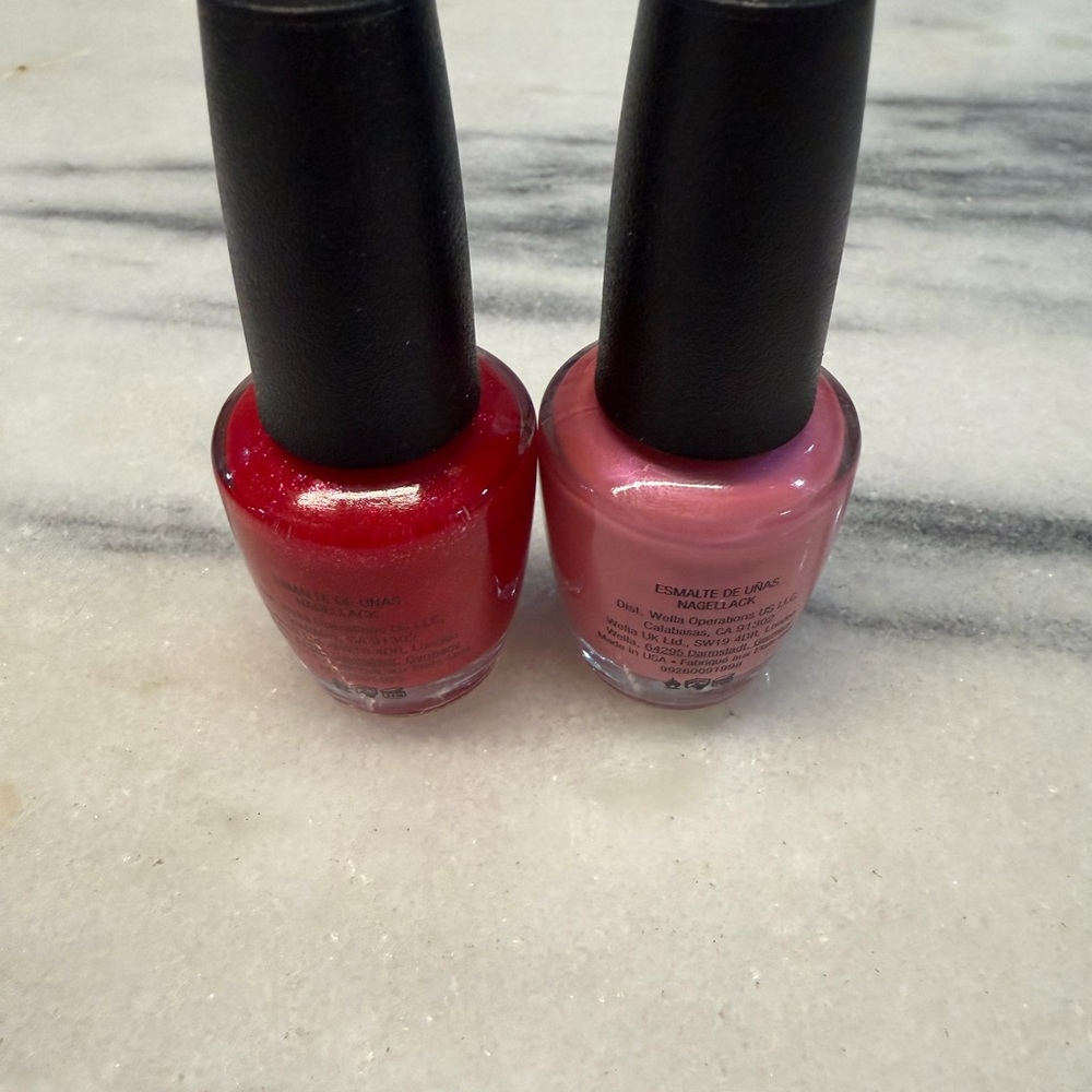 OPI Red & Pink Nail Lacquer Duo Big Apple Energy and Hawaiian Orchid - Picture 4 of 6